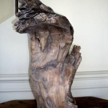 Sculpture titled "Déco sculpte" by Design Wood, Original Artwork