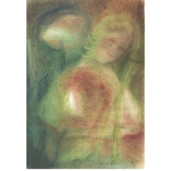 Pittura intitolato "Elfenkind" da Franziska Van Der Geest, Opera d'arte originale