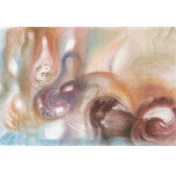 Pintura intitulada "Muschelwesen, Sardi…" por Franziska Van Der Geest, Obras de arte originais
