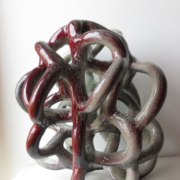 Скульптура под названием "Nodulus sans pattes…" - Stéphane Desmaris, Подлинное произведение искусства, Керамика