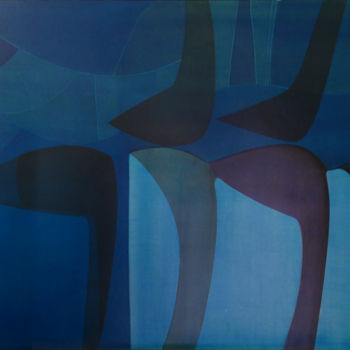 Peinture intitulée "67-17-97-les ombres…" par Guy Dessauges, Œuvre d'art originale