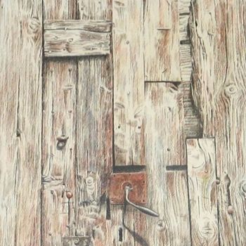 Dessin intitulée "Haut de porte" par Pierre Fabry, Œuvre d'art originale, Autre