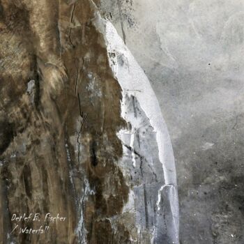 Fotografía titulada "Waterfall" por Detlef B. Fischer, Obra de arte original, Fotografía digital
