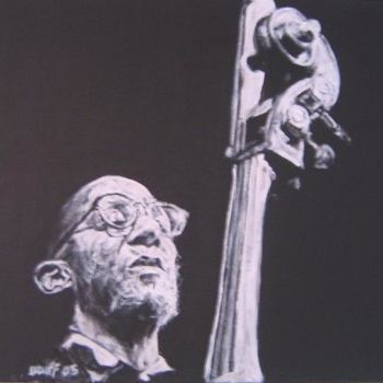 Peinture intitulée "Ron Carter" par Erwan Deuff, Œuvre d'art originale