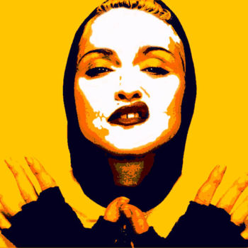 绘画 标题为“Madonna” 由Joseph De Utia, 原创艺术品, 油