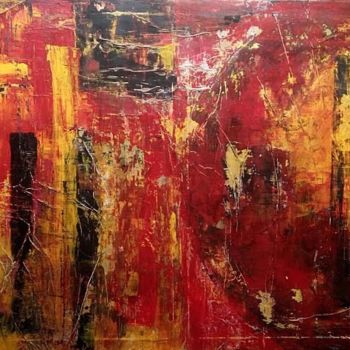 Pittura intitolato "Abstraction" da R Devarrewaere, Opera d'arte originale, Acrilico