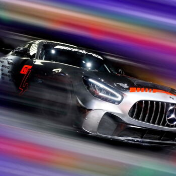 Photography titled "Mercedes AMG GT4" by Deverviers, Original Artwork, Digital Photography
