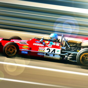 Photography titled "De Tomaso F1 anno 1…" by Deverviers, Original Artwork, Digital Photography