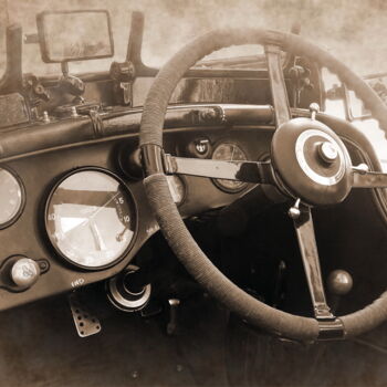 Fotografia intitolato "Vintage - Automobil…" da Deverviers, Opera d'arte originale, Fotografia digitale