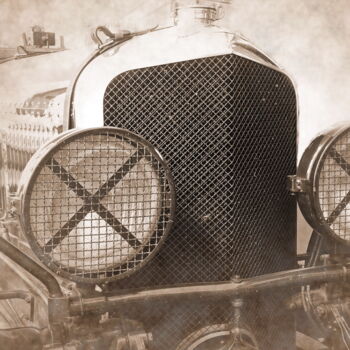 Photography titled "Vintage - Automobil…" by Deverviers, Original Artwork, Manipulated Photography