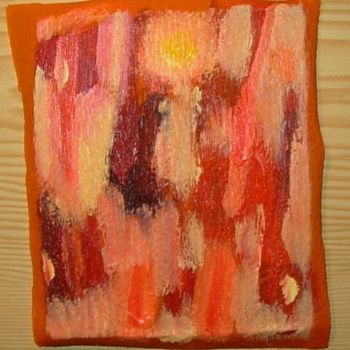 Peinture intitulée "Un petit soleil" par Marilys, Œuvre d'art originale