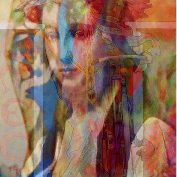 Digitale Kunst getiteld "The Figure of Justi…" door Devorah Rosen, Origineel Kunstwerk, Digitaal Schilderwerk