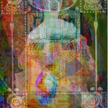 Digital Arts titled "The Divine Feminine" by Devorah Rosen, Original Artwork, Digital Painting