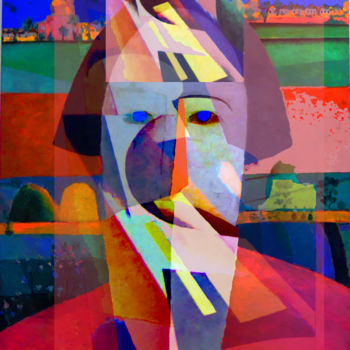 Digital Arts titled "Equilibrium" by Devorah Rosen, Original Artwork, Digital Painting