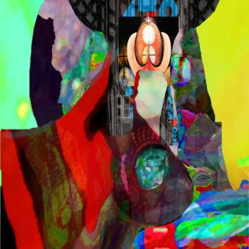 Digitale Kunst mit dem Titel "Psychedelic Love Tr…" von Devorah Rosen, Original-Kunstwerk, Digitale Malerei