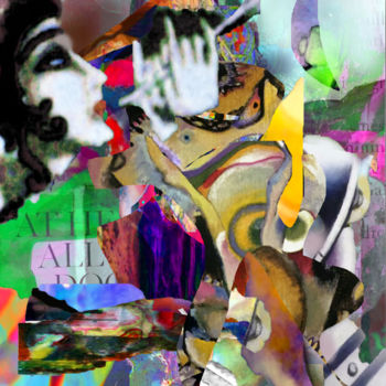 Grafika cyfrowa / sztuka generowana cyfrowo zatytułowany „Visions of Ariel” autorstwa Devorah Rosen, Oryginalna praca, Malar…