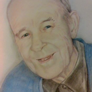 Drawing titled "old man" by David Wendes, Original Artwork