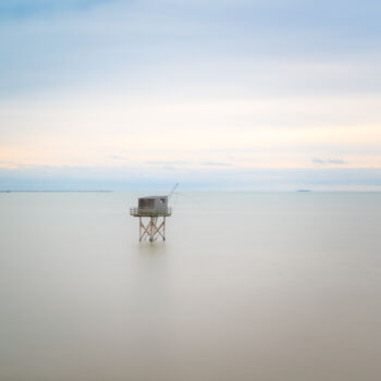 Photographie intitulée "Cabane du pecheur" par David Dgstudio (dgstudio_fr), Œuvre d'art originale, Photographie numérique