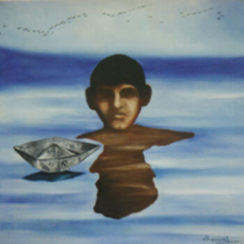 Painting titled "Dream2" by Dhanaraj Keezhara, Original Artwork