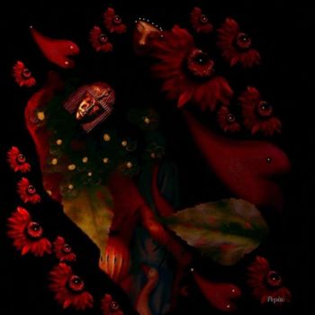 Digital Arts titled "orientalisch night" by Pepita Selles, Original Artwork, Other