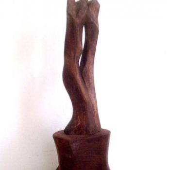 Skulptur mit dem Titel "Effort Together" von Dhyaneswar Dausoa, Original-Kunstwerk