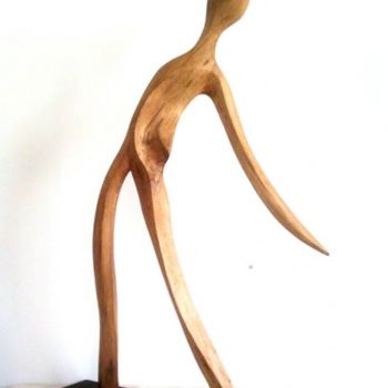 Skulptur mit dem Titel ""Ici et Maintenant"" von Dhyaneswar Dausoa, Original-Kunstwerk