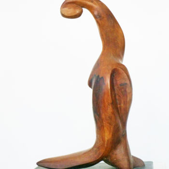 Skulptur mit dem Titel "Torment" von Dhyaneswar Dausoa, Original-Kunstwerk