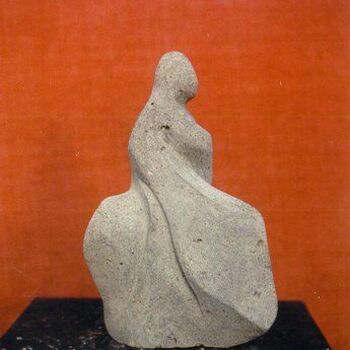 Sculpture titled "Alert" by Dhyaneswar Dausoa, Original Artwork