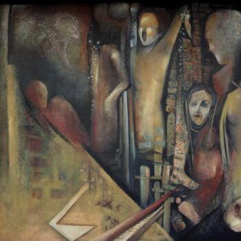 Pittura intitolato "“Life And Death”" da Diako Art, Opera d'arte originale, Acrilico