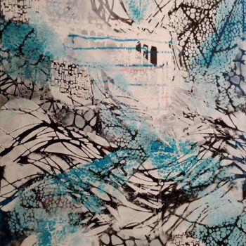 Картина под названием "Singing Integration" - Diana Heit, Подлинное произведение искусства, Акрил Установлен на Деревянная р…