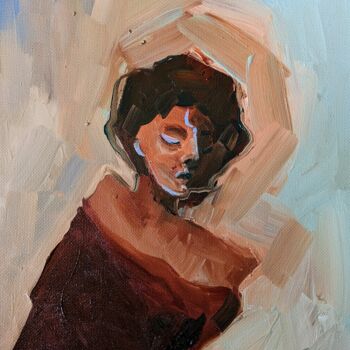 Картина под названием "VIII" - Diana Knepper, Подлинное произведение искусства, Масло