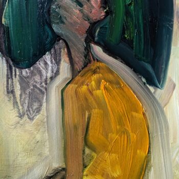 Malerei mit dem Titel "Die launische Emily" von Diana Knepper, Original-Kunstwerk, Öl