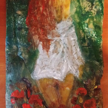 Painting titled "The white shirt 2" by Diana Surge, Original Artwork, Other