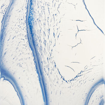 Painting titled "ice" by Diana Virgo, Original Artwork, Acrylic