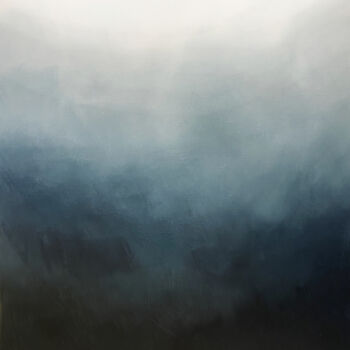 Painting titled "Mist" by Diana Virgo, Original Artwork, Acrylic