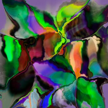 Digital Arts titled "Abstract Realm of E…" by Diana Coatu, Original Artwork, Digital Painting