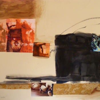 Collages intitulée "re-abstracii.jpg" par Diana Petrova, Œuvre d'art originale, Papier