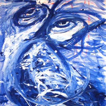 "The Eyes" başlıklı Tablo Diana Ringo tarafından, Orijinal sanat, Guaş boya
