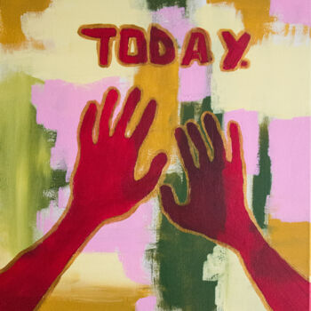 Peinture intitulée "TODAY" par Diana Zhukovskaya (lovliart), Œuvre d'art originale, Acrylique