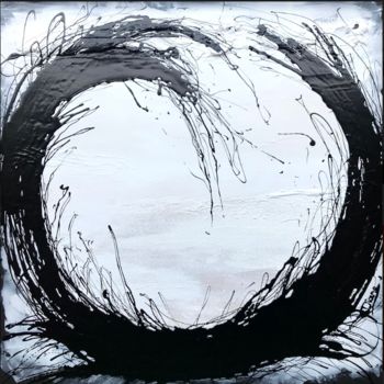 Pintura titulada "Le tourbillon de la…" por Diane Breton, Obra de arte original, Acrílico Montado en Bastidor de camilla de…