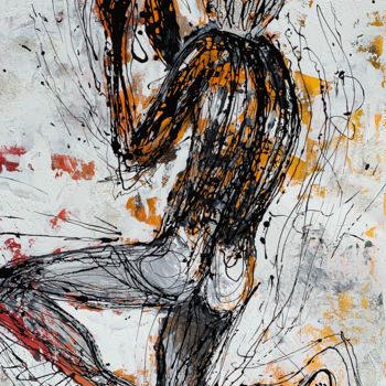 Pintura titulada "Even" por Diane Breton, Obra de arte original, Acrílico