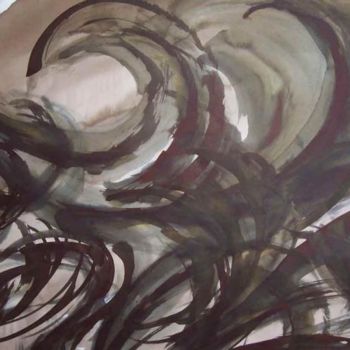 Pittura intitolato "Cyclone" da Diane Medus, Opera d'arte originale, Olio