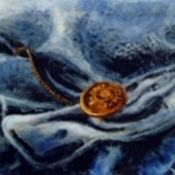 Peinture intitulée "Autre bouton" par Diane Forest, Œuvre d'art originale