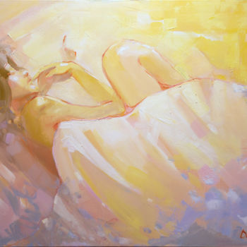 Ζωγραφική με τίτλο "Morning" από Tatyana Bashtannik (Tatyana Dianova), Αυθεντικά έργα τέχνης, Λάδι