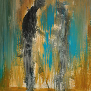 Malarstwo zatytułowany „RETROUVAILLES V” autorstwa Dibasar, Oryginalna praca, Akryl