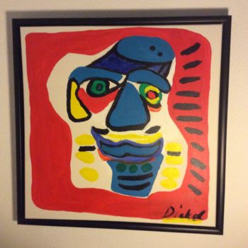 Painting titled "Like Appel" by Dick Clement, Original Artwork, Acrylic