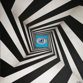 Картина под названием "Spectrometrie 1" - Diogo Gaspar, Подлинное произведение искусства, Акрил
