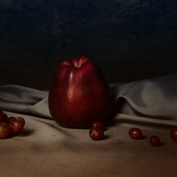 Photographie intitulée "La pomme" par Didier Bloch, Œuvre d'art originale, Photographie manipulée