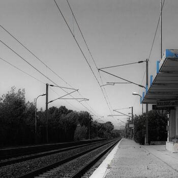 Photography titled "La gare de Boulouri…" by Didier Bloch, Original Artwork, Digital Photography
