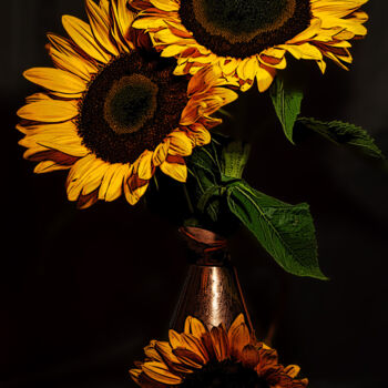 Photography titled "Les tournesols" by Didier Bloch, Original Artwork, Digital Photography